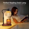 Hearthglow Crystal Candle Warmer Lamp with Dimmer & Timer
